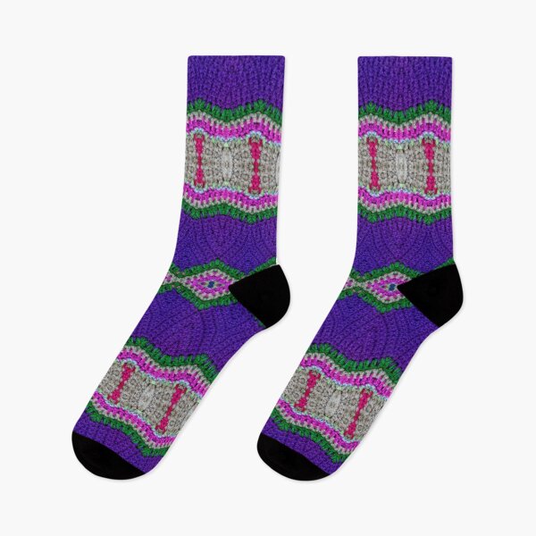 Artikelvorschau, Crochet purple green diamonds entworfen und verkauft von MarilynBaldey7.