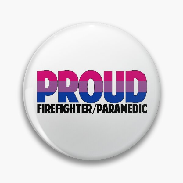 Item preview, Bisexual Firefighter/Paramedic designed and sold by Rainbow Responders.