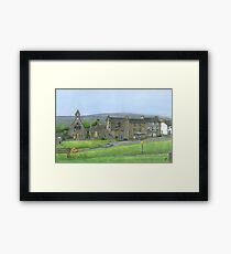 Reeth Chapel and Green, Swaledale Framed Print