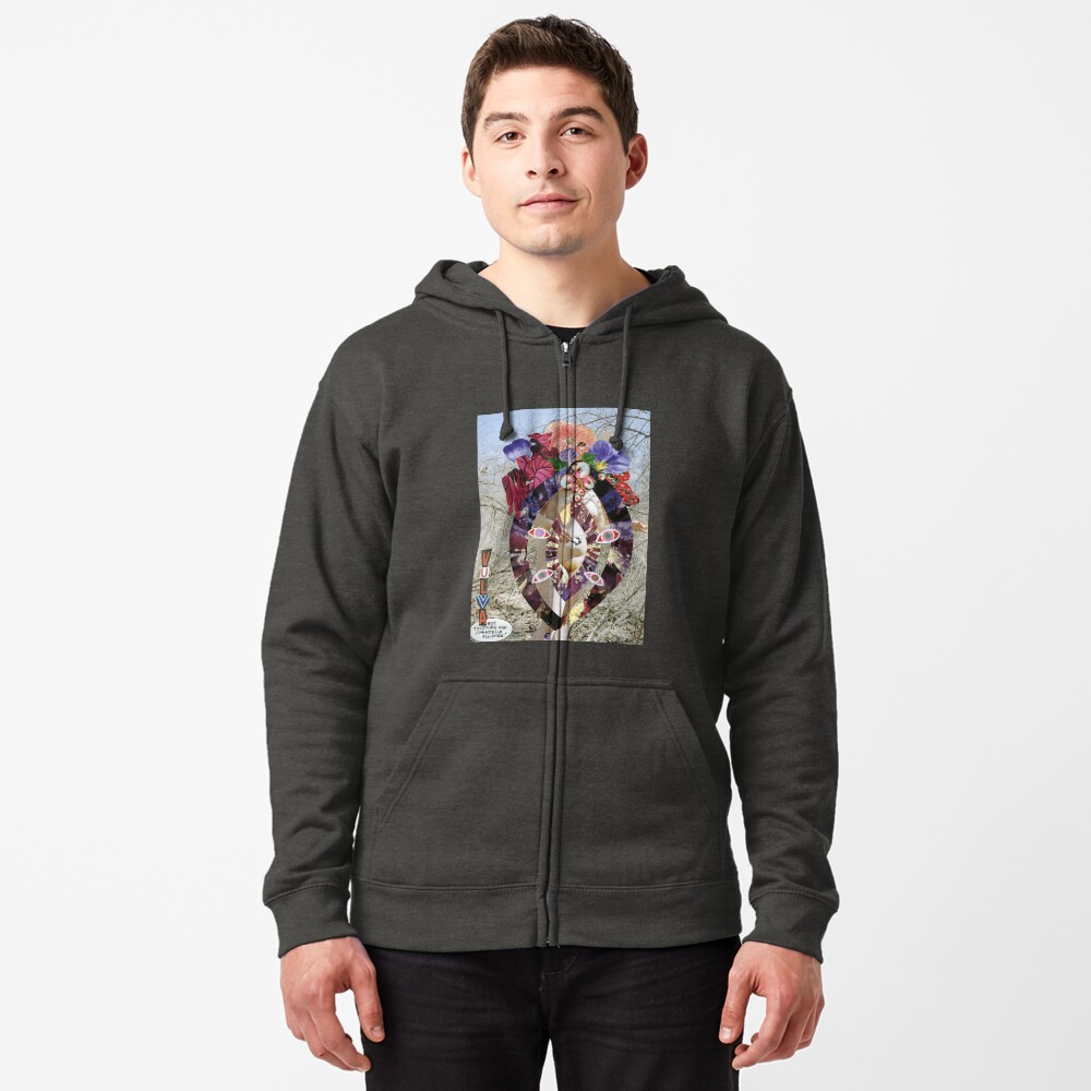 Aperçu de l'œuvre Veste zippée à capuche créée et vendue par atelierdeceza.