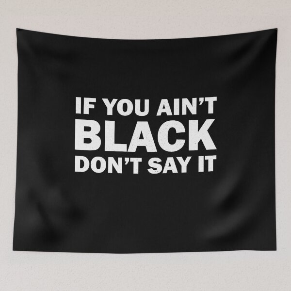 Item preview, You ain't black distressed designed and sold by TheMattDesigns.