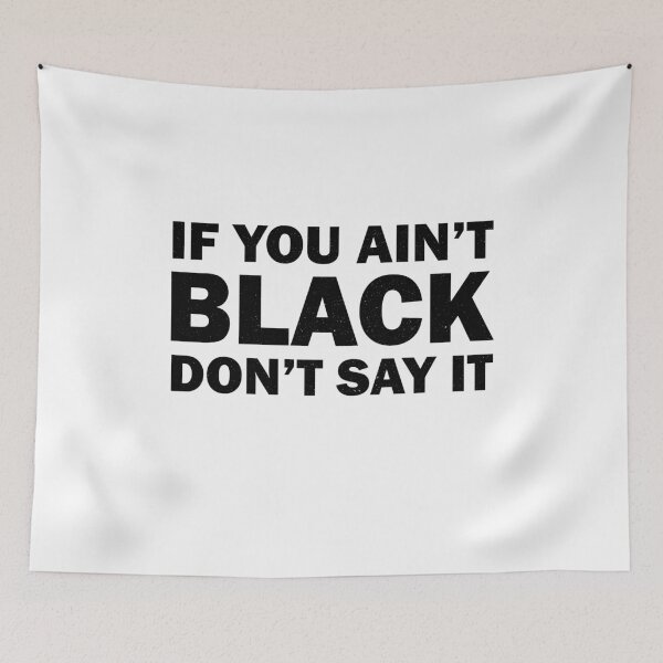 Item preview, You ain't black distressed designed and sold by TheMattDesigns.