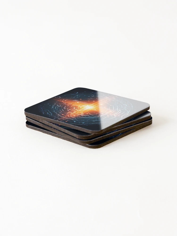 Thumbnail 4 of 5, Coasters (Set of 4), #IntelligenceSupernova designed and sold by EcstadelicNET.