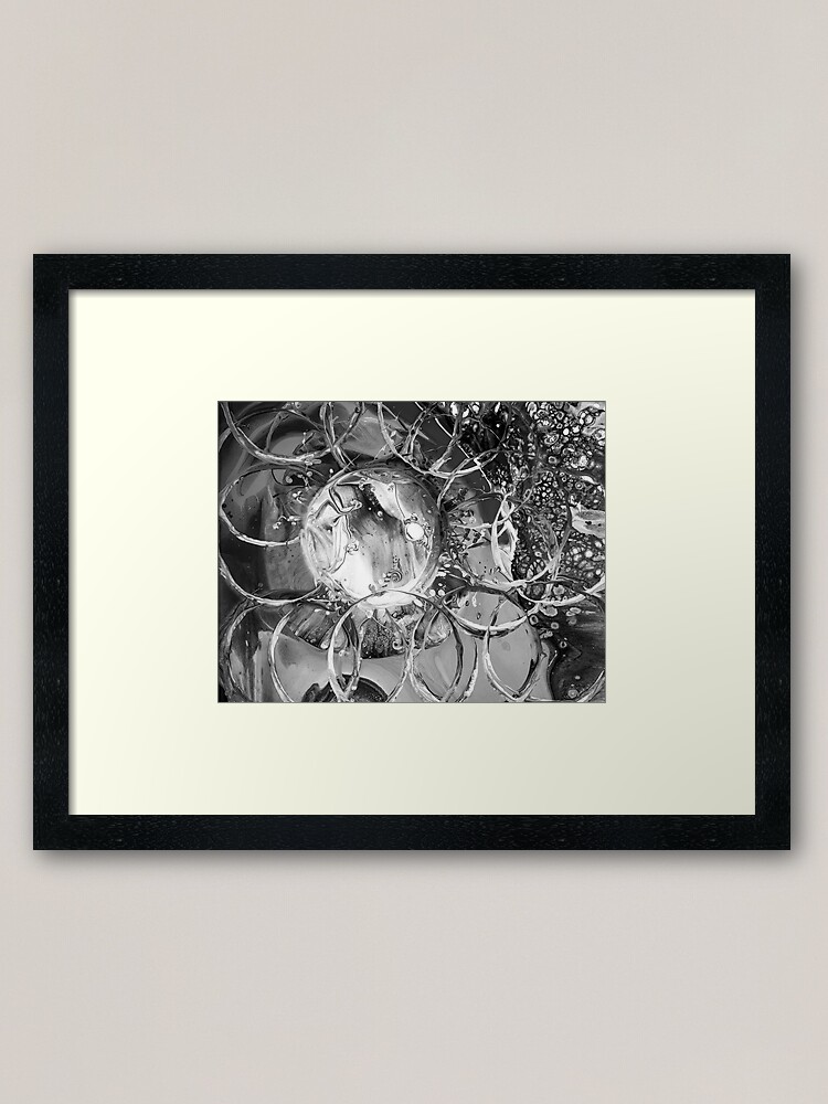 Alternate view of Circles.... Framed Art Print