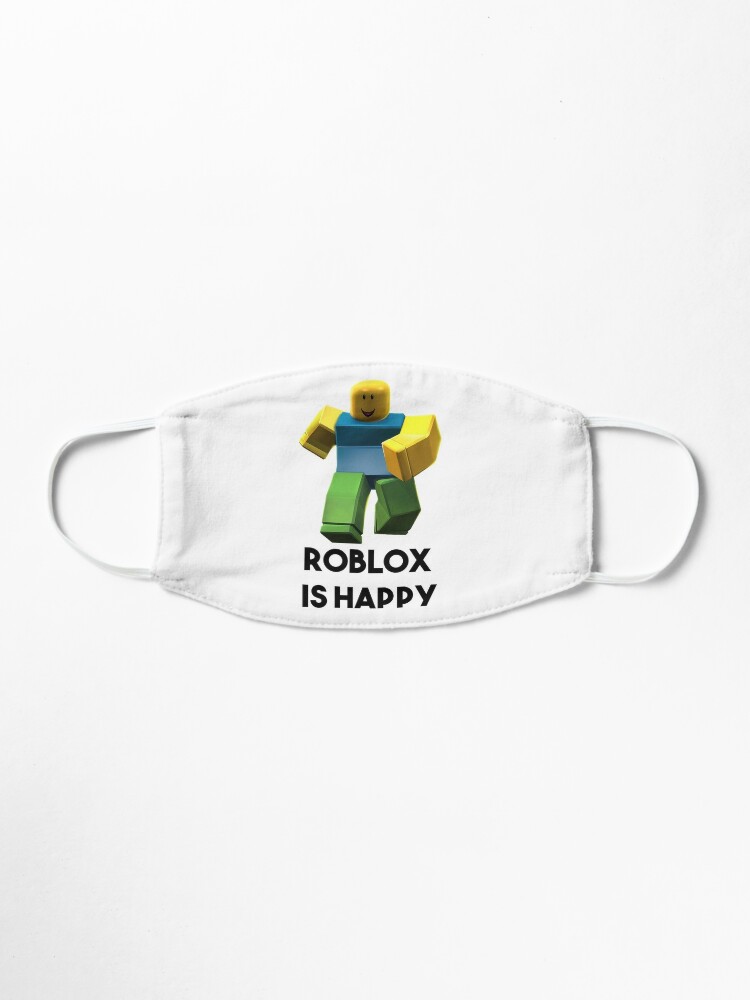 Roblox Is Happy Roblox Gift Items Roblox T Shirt Boys Girls Tee Roblox T Shirt Top Gamer Youtuber Childrens Top Gift Present Mask By Tarikelhamdi Redbubble - sledding in roblox