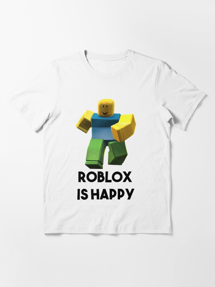 Roblox Is Happy Roblox Gift Items Roblox T Shirt Boys Girls Tee Roblox T Shirt Top Gamer Youtuber Childrens Top Gift Present T Shirt By Tarikelhamdi Redbubble - roblox t shirt front