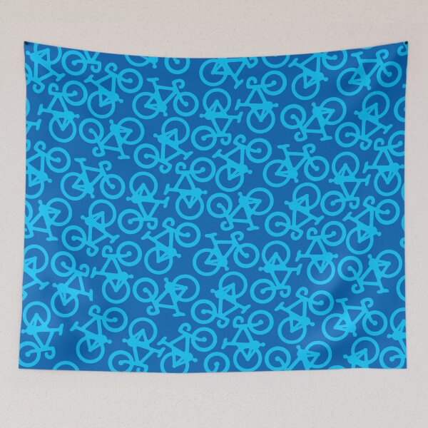 Item preview, Blue Bike Pattern designed and sold by XOOXOO.