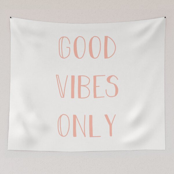 Item preview, Good Vibes Only Handwritten Positive Pastel Typography designed and sold by Freshfroot.