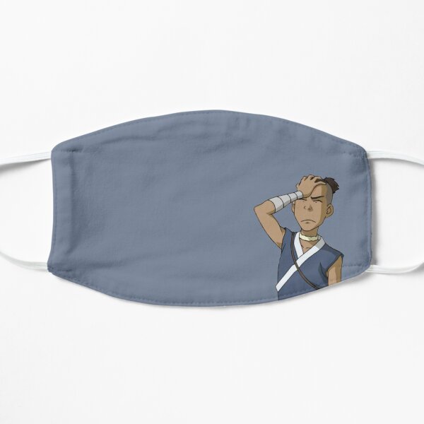 frustrated sokka Flat Mask
