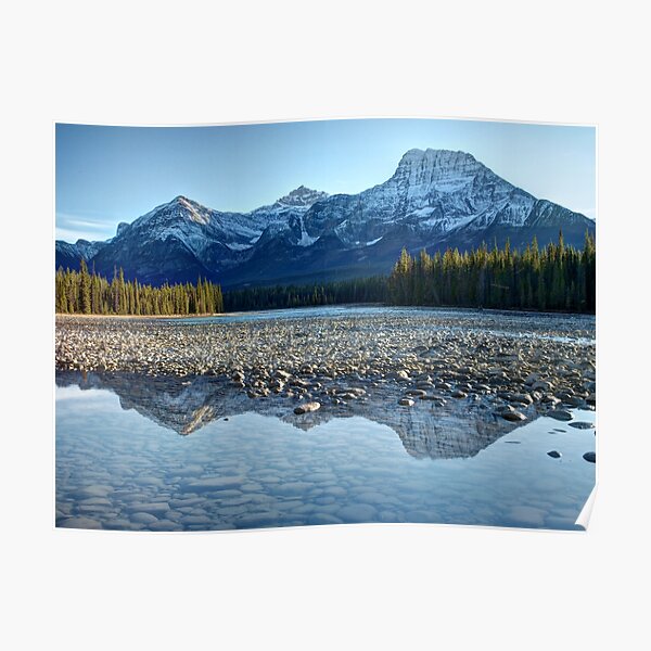 Sunwapta River in the Canadian Rockies Poster