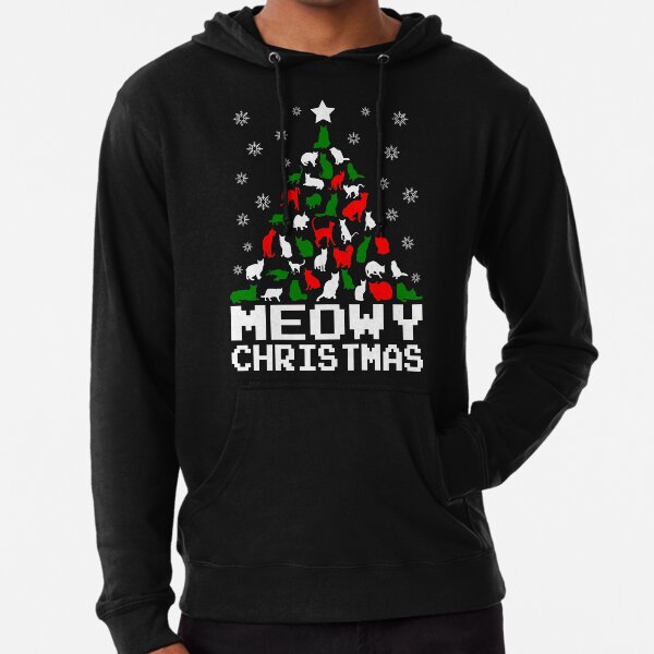 Cats For Everybody Funny Ugly Christmas Cute Cat Lover Sweatshirt
