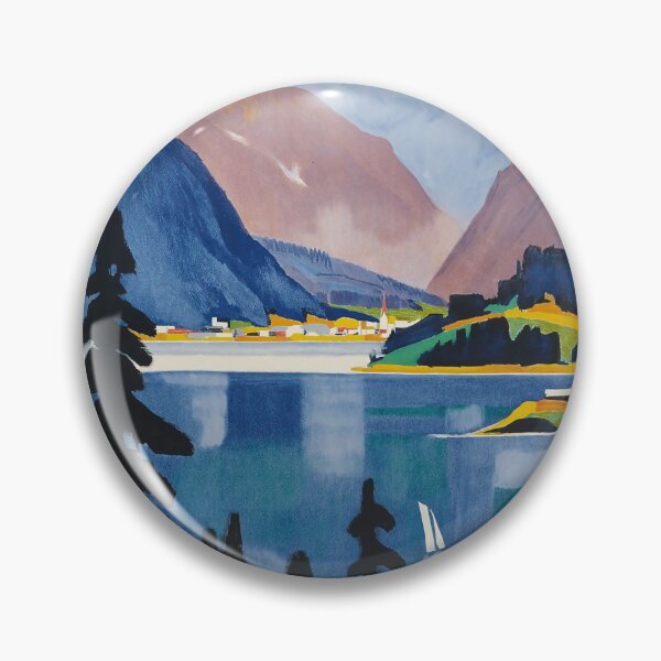 Item preview, Cartel de viaje vintage de Davos. designed and sold by stickart-marek.