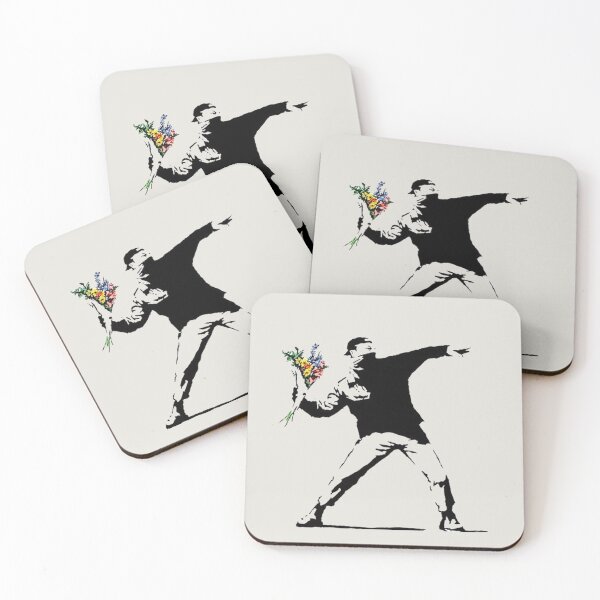 Item preview, Banksy - Flower thrower designed and sold by HouseofBalloon.