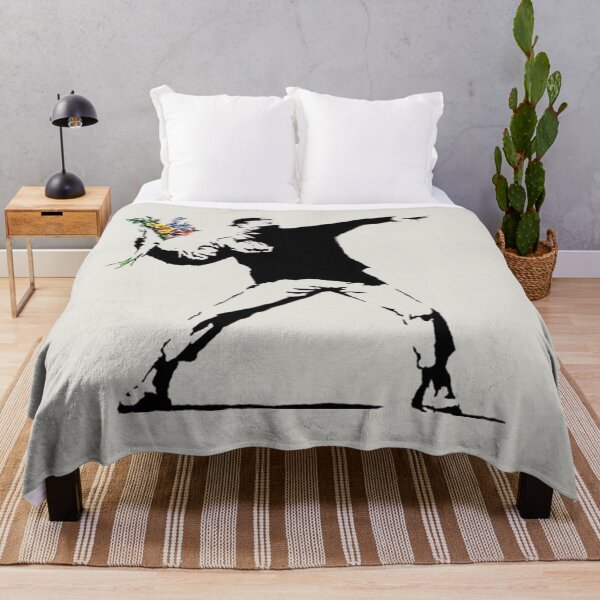 Item preview, Banksy - Flower thrower designed and sold by HouseofBalloon.