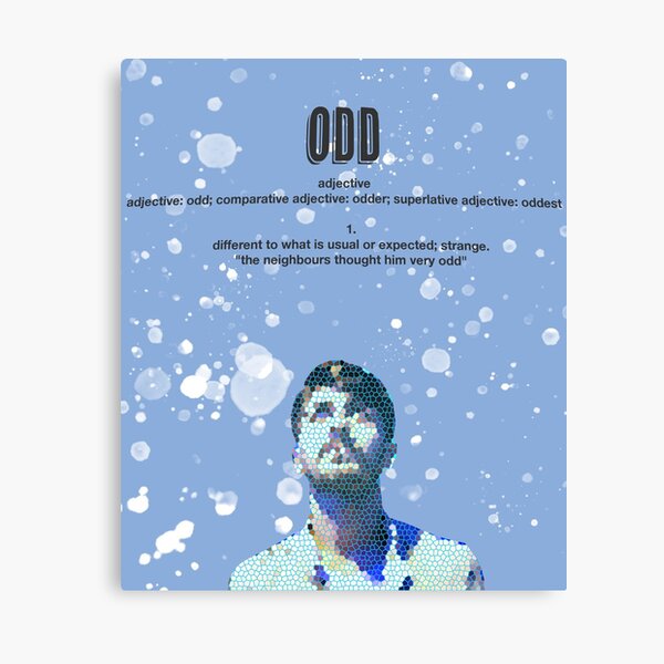 Odd Poster design Canvas Print
