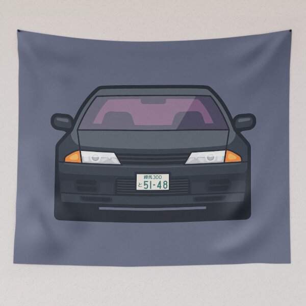 Item preview, R32 GTR Car Front Black designed and sold by VoodooCircus.