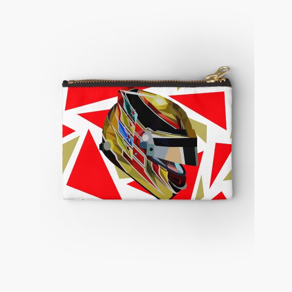 Item preview, Lewis Hamilton colorful golden helmet designed and sold by MG-Artwork.