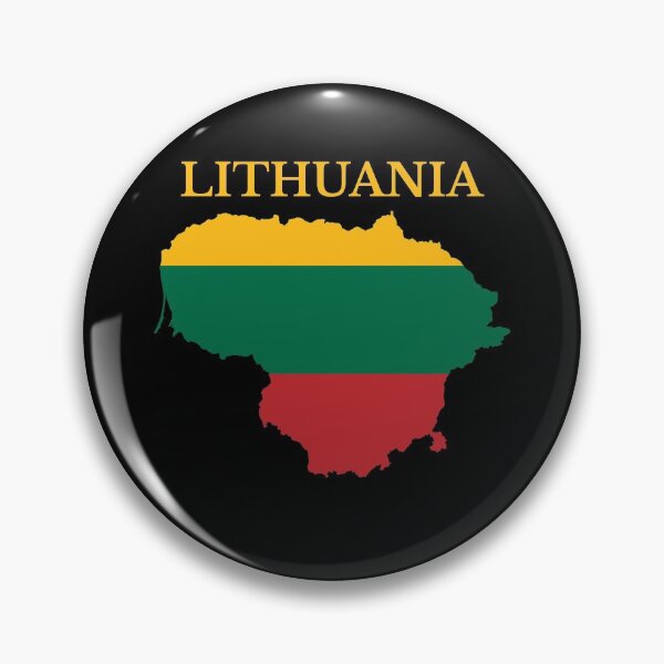 Item preview, Lithuania Map Flag designed and sold by marosharaf.