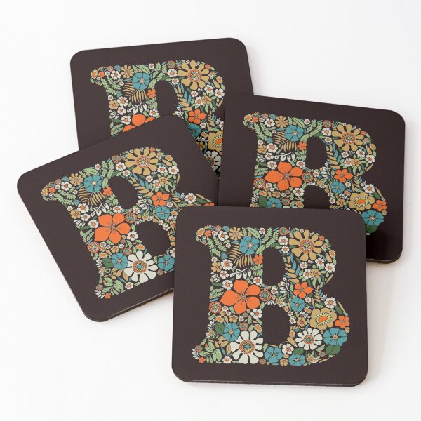 Item preview, Hippie Floral Letter B designed and sold by zeljkica.
