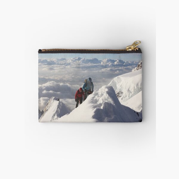 Item preview, Climbing the thin ridge to the summit of Monte Rosa (4634m, Italian Alps) designed and sold by Marion Joncheres.