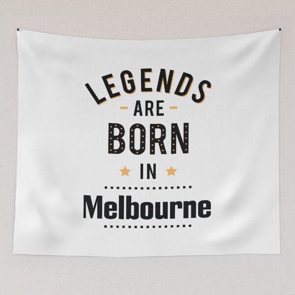 Item preview, Legends Are Born In Melbourne designed and sold by ProjectX23.