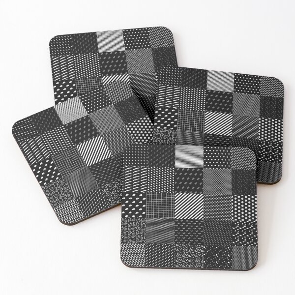 Item preview, Checkered Geometric Black and White Design Pattern designed and sold by chrismanubag.