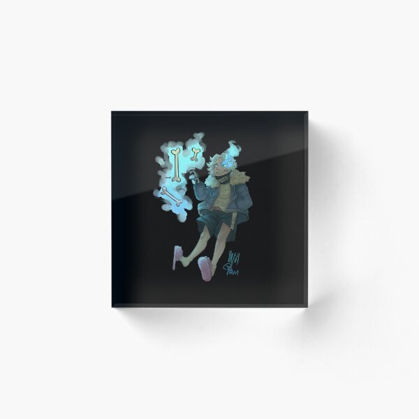 Hum Sans Acrylic Block