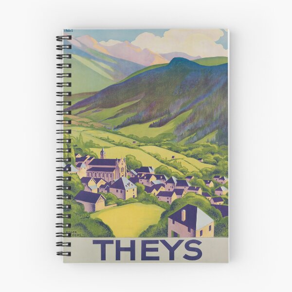 Item preview, Theys Isere vintage travel poster designed and sold by stickart-marek.
