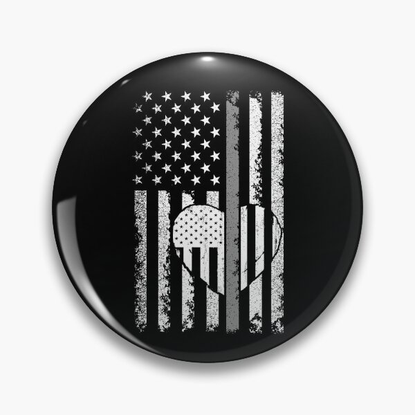 Item preview,   thin silver line flag. designed and sold by J AND J  PRINTS.