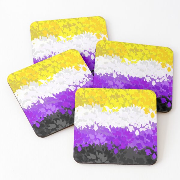 Item preview, Non-binary pride flag designed and sold by lemontea-art.