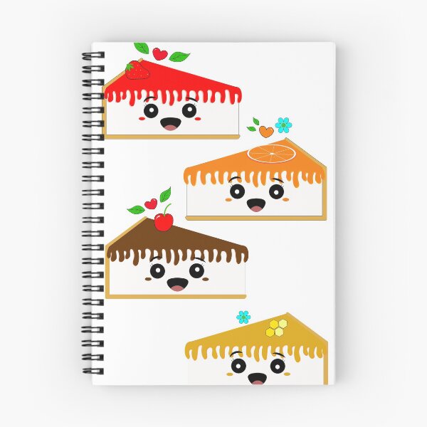 Item preview,  cheesecakes with different creams white background designed and sold by Coowo22.