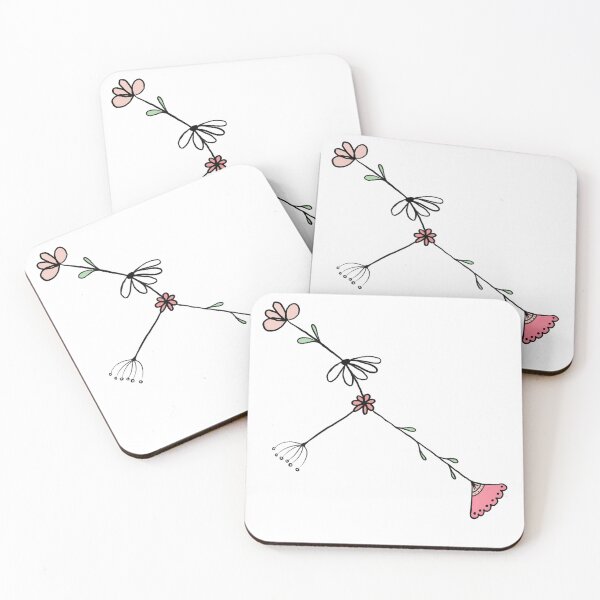 Item preview, Flowered Cancer constellation designed and sold by drawelooo.