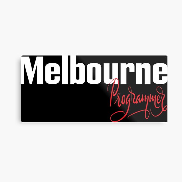 Item preview, Melbourne Programmer designed and sold by ProjectX23.