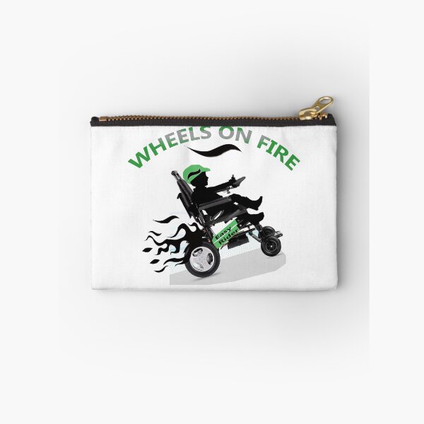 Item preview,  Child In Wheelchair Wheels On Fire designed and sold by Friskybizpets.