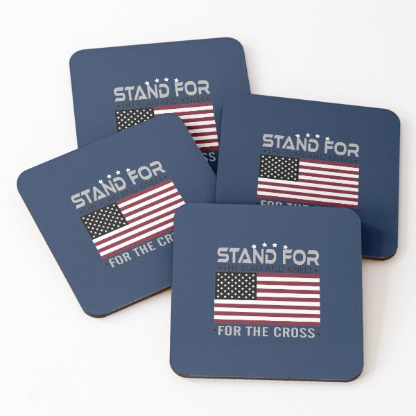 Item preview, Stand For The Flag and Kneel For The Cross Unique veterans Graphic Design - July 4th - Best Father Day Gift Idea - Memorial Day  designed and sold by family1ststore.