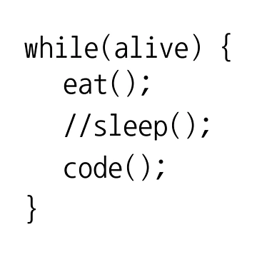 Artwork thumbnail, Eat Sleep Code While Loop Programming Funny Design by JustCreativity