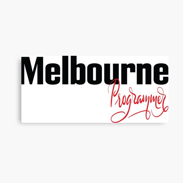 Item preview, Melbourne Programmer designed and sold by ProjectX23.