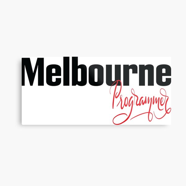 Item preview, Melbourne Programmer designed and sold by ProjectX23.
