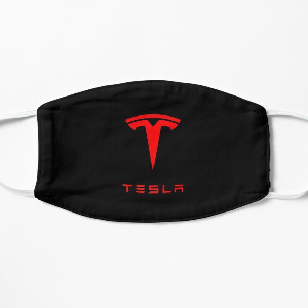 Tesla Logo (Red) Flat Mask
