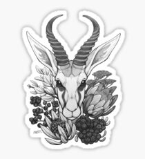 Springbok & Fynbos Sticker