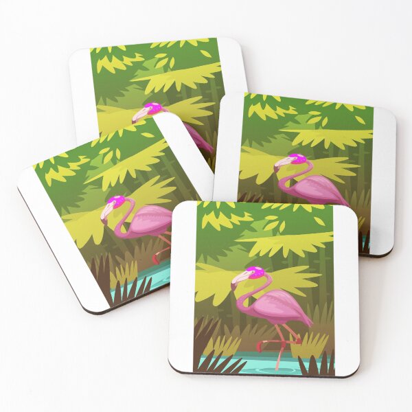 Item preview, Kids Bedroom Pink Flamingo designed and sold by mayankdozdesign.