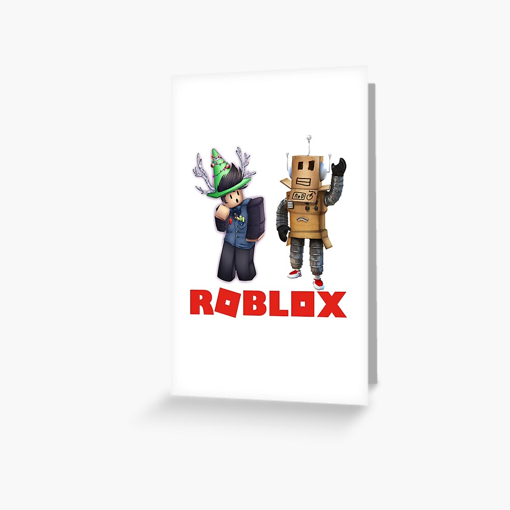 Roblox Gift Items Roblox T Shirt Boys Girls Tee Roblox T Shirt Top Gamer Youtuber Childrens Top Gift Present Greeting Card By Tarikelhamdi Redbubble - roblox card 1000