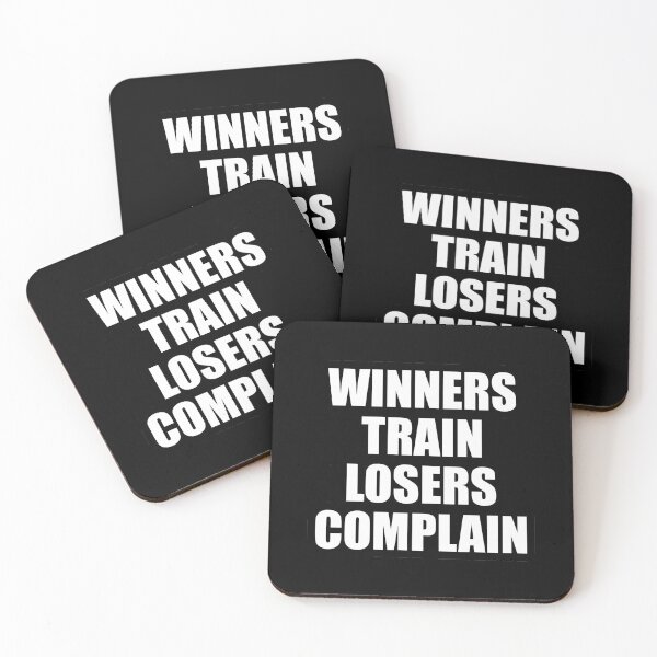 Item preview, Winners Train - Gym Motivation designed and sold by maniacfitness.