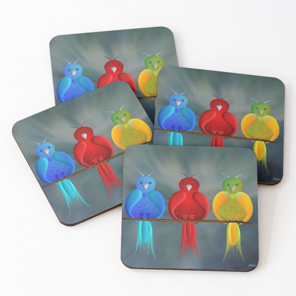 Item preview, Funny Birds Unique Graphic Design designed and sold by Paddyarts.