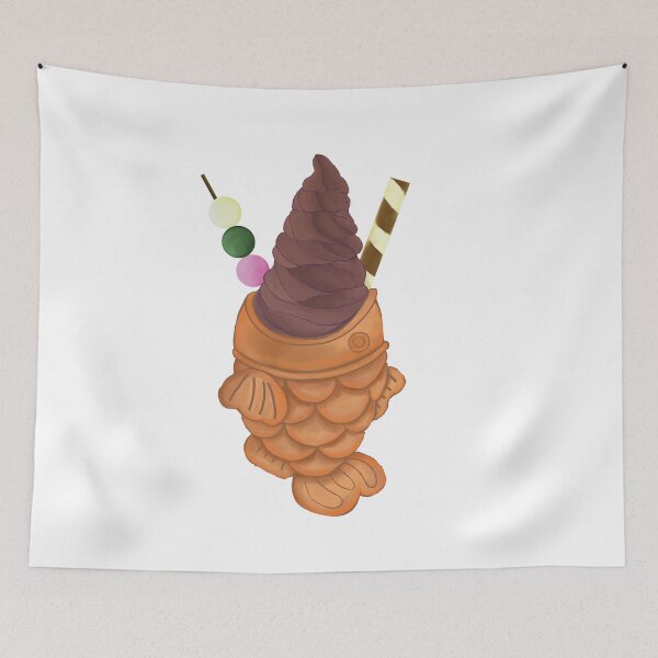 Item preview, Taiyaki Chocolate Ice cream designed and sold by MochiWonder.