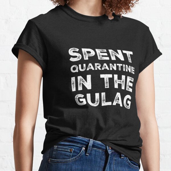 Cuarentena gastada en Gulag - Warzone Camiseta clásica