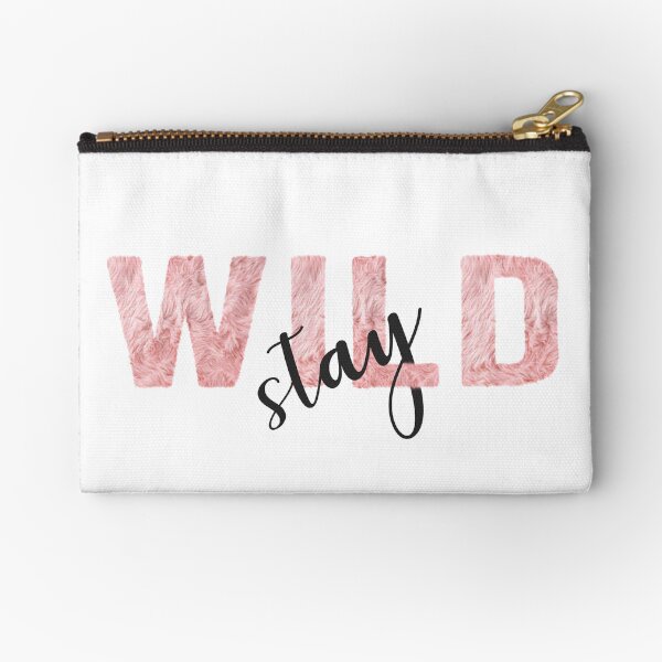 Stay wild Zipper Pouch