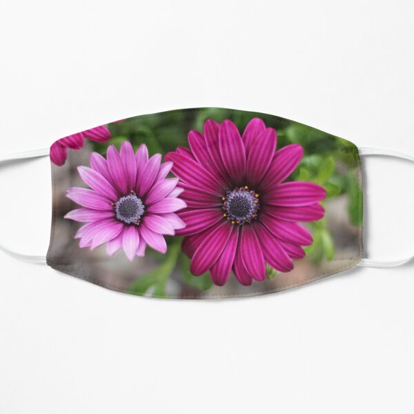 Pink Garden Flowers Mask