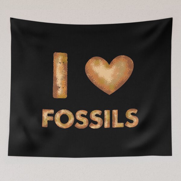 Item preview, I Love Fossils - Prehistoric Dinosaur T-Shirt designed and sold by biNutz.
