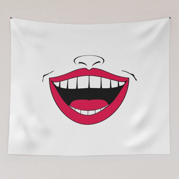 Item preview, Smile Mask 1 - Laugh! designed and sold by Shabbyprints.
